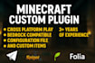 make you a minecraft plugin