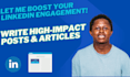 drive linkedin engagement with impactful posts and articles