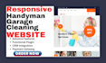 build junk removal handyman website cleaning garage window cleaning website