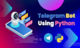 develop python telegram bot, scraper, automate job, crawler, checker