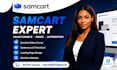samcart salesfunnel, systeme io, thrivecart, landing page, samcart website