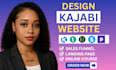 kajabi website design kajabi online course sales funnel podia kartra gohighlevel