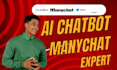 create ai chatbot automation manychat chatfuel live chat landbot twilio tidio