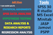 do data analysis in spss and excel with apa report writing