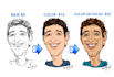 draw outline caricarure from your photo