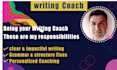be your writing coach