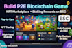build blockchain game app, wallet integration, rust smart contracts, , web3 dapp