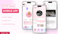 design modern mobile app UI UX for IOS and android