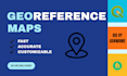 georeference your map using qgis