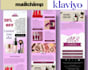 design custom email template in mailchimp klaviyo