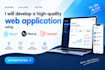 develop a highquality web application using react, nextjs, and laravel