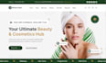build squarespace skincare website beauty spa cosmetic website makeup website