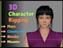do advance 3d character rigging for maya cinema 4d blender mixamo unity game