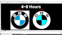 convert logo to dxf, svg, stl for laser cutting, plasma, cnc router