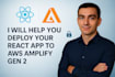 help you deploy your site to AWS amplify gen 2