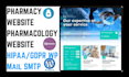design pharmacy website medical website healthcare website hippa compliant