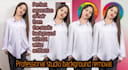 do studio quality png model with perfect edges