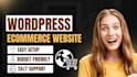 build, design, redesign, ecommerce website or wordpress website development