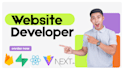 build custom website as a full stack developer, website development