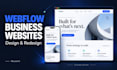 design or redesign a responsive webflow website for your business