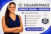 squarespace website redesign squarespace website design squarespace landing page