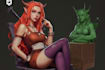 do character art, dnd, and game art or film