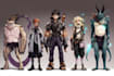 draw creative character concept art