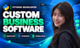 develop custom python desktop apps and business software
