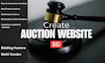 create auction website with real time auction bid system
