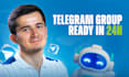 professionally set up your telegram channel and group with smart bots