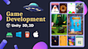 develop a complete 2d or 3d unity game