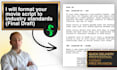 format your movie script to industry standards final draft