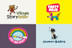 create fun cartoon style logo