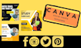 make social media template and poster