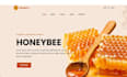 design honey shopify beekeeping store organic food website bee hive store