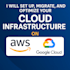 set up, migrate, and optimize your cloud infrastructure on AWS and google cloud