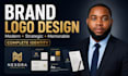 create modern brand logo design and complete brand identity