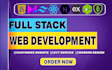 create modern responsive full stack web application