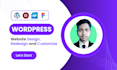 design or customize your wordpress site with elementor