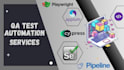 create automation bots and test scripts using selenium, cypress, or playwright