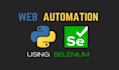 do web automation with selenium python