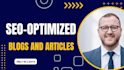 write native british or american english blogs or articles with SEO optimization