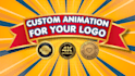produce a custom 2d logo animation or intro