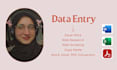 do data entry VA, web research, scraping, and file conversion