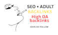 manually improve high authority adultity backlinks index SEO traffic