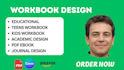edit design children kids montessori teens educational workbook journal