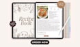 create vegan recipe book with meal prep nutrition tips in canva