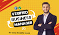 create fresh verified fb business manager and ads account