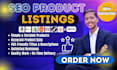 do ecommerce listing expert on amazon, ebay shopify listings