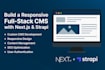 build a responsive cms website with nextjs and strapi